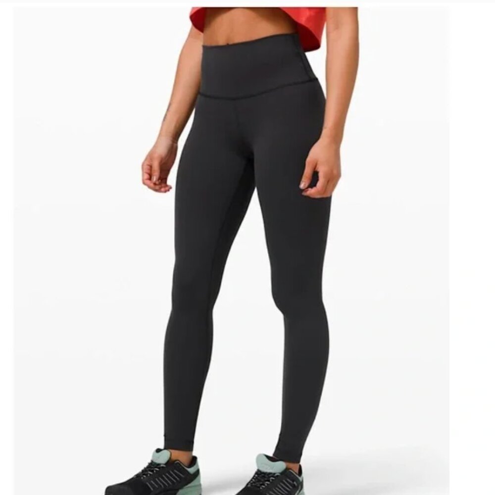 Lululemon Wunder Train High-Rise Tight Leggings in Black Size 4 Tall